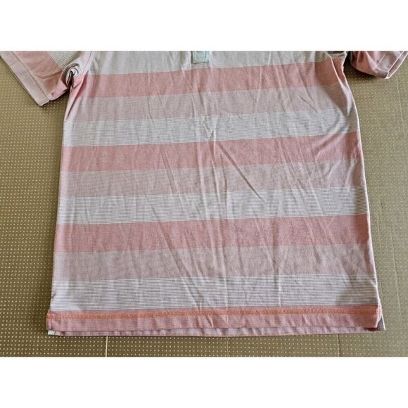Linksoul Short Sleeve Polo  Size Large Stripe - Picture 2 of 13